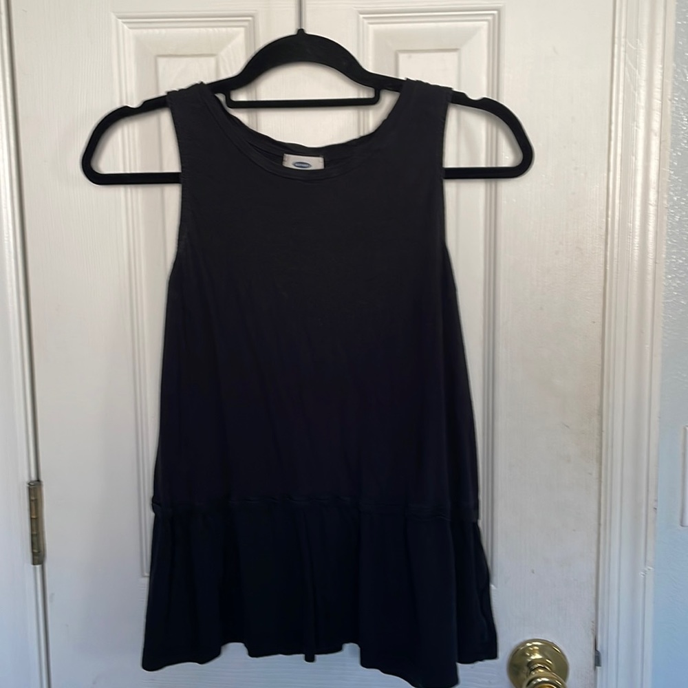 black tank top
